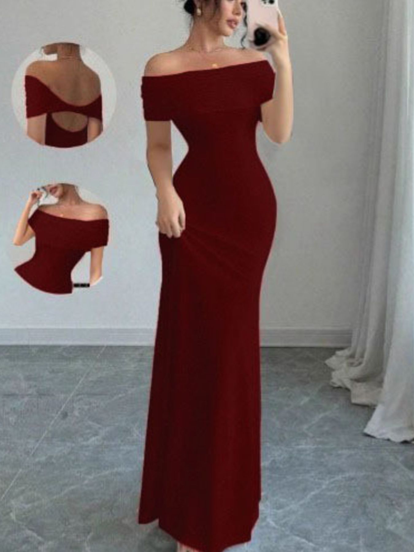 Burgundy / S
