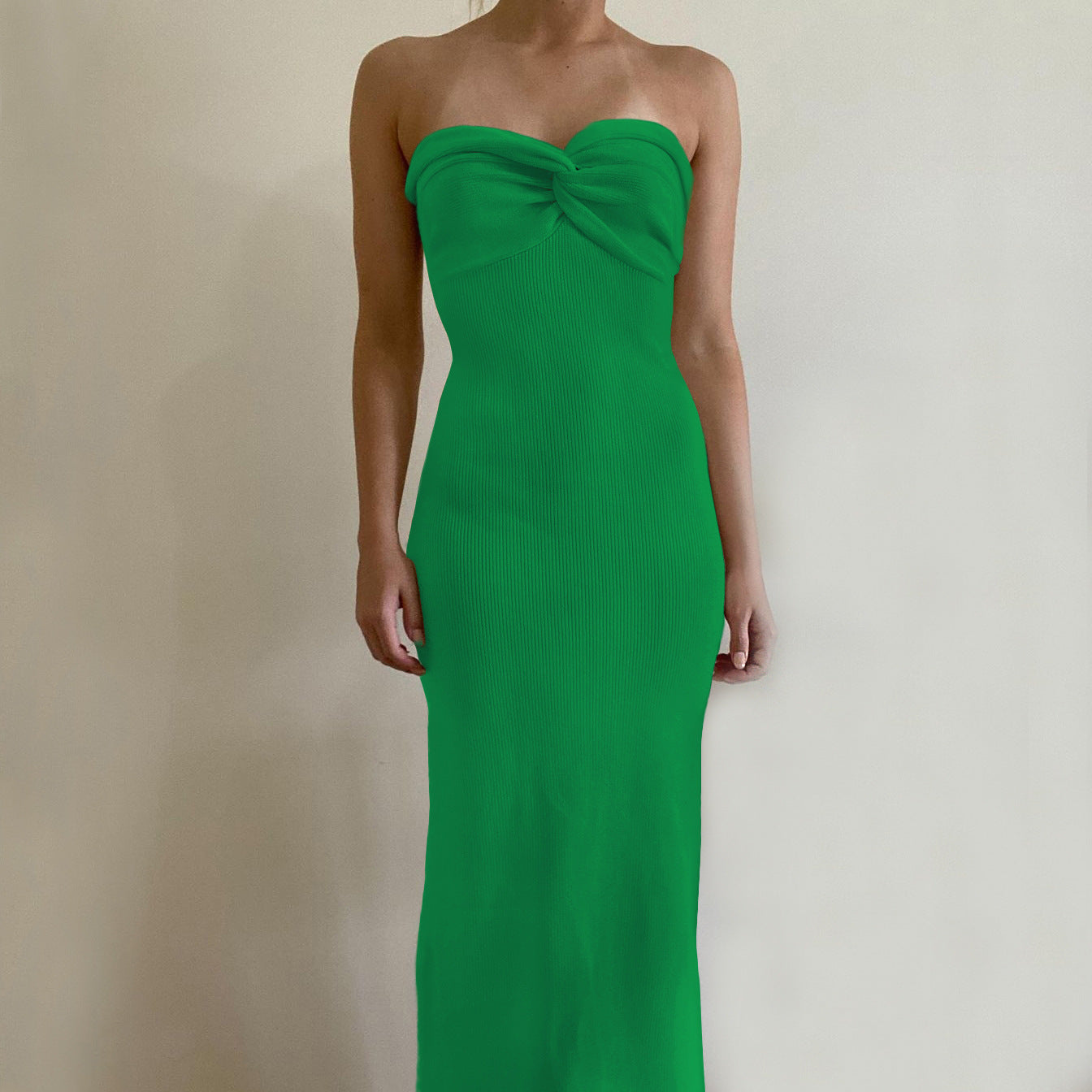 Bandeau Wrap Maxi Dress