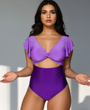 Plus Size One-piece Casual Swimsuit