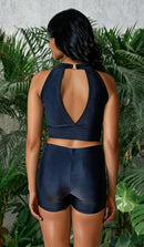 Plus Size One-piece Casual Swimsuit