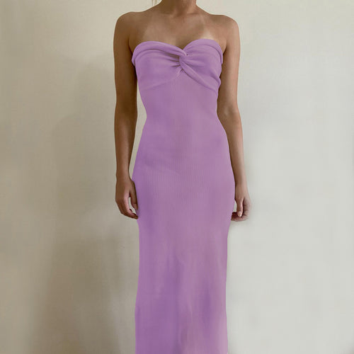 Bandeau Wrap Maxi Dress