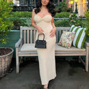 Bandeau Wrap Maxi Dress