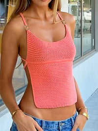 Scoop Neck Knit Cami