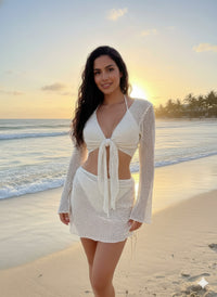 Bikini Net Four Piece Set