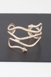 Luxury Snake Wrap Cuff Bracelet