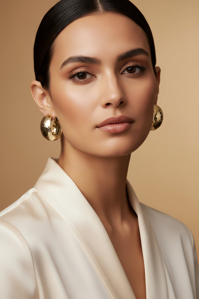 Multi Minimal Crescent Hoop Earrings