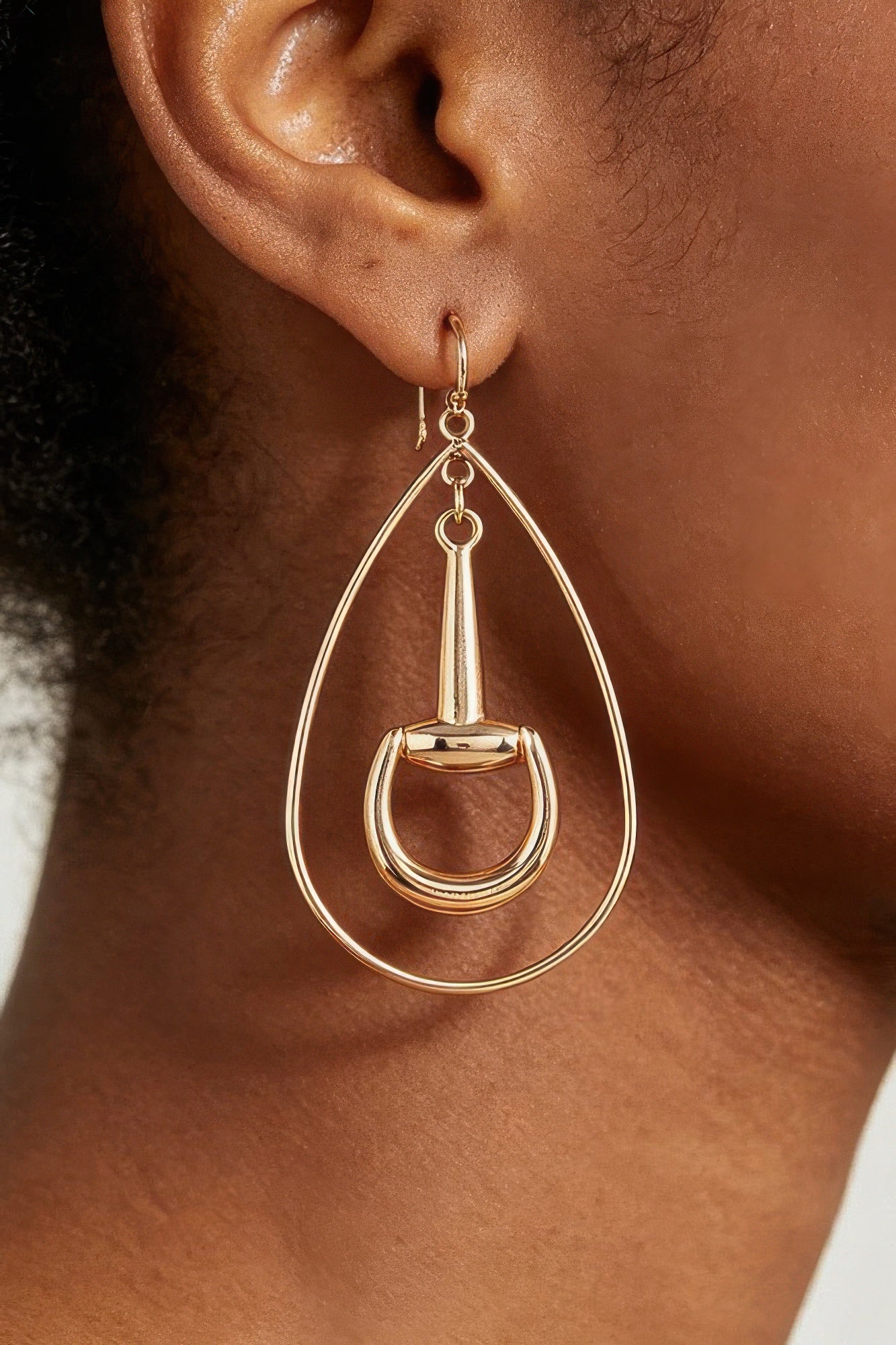 Modern Toggle Teardrop Earrings