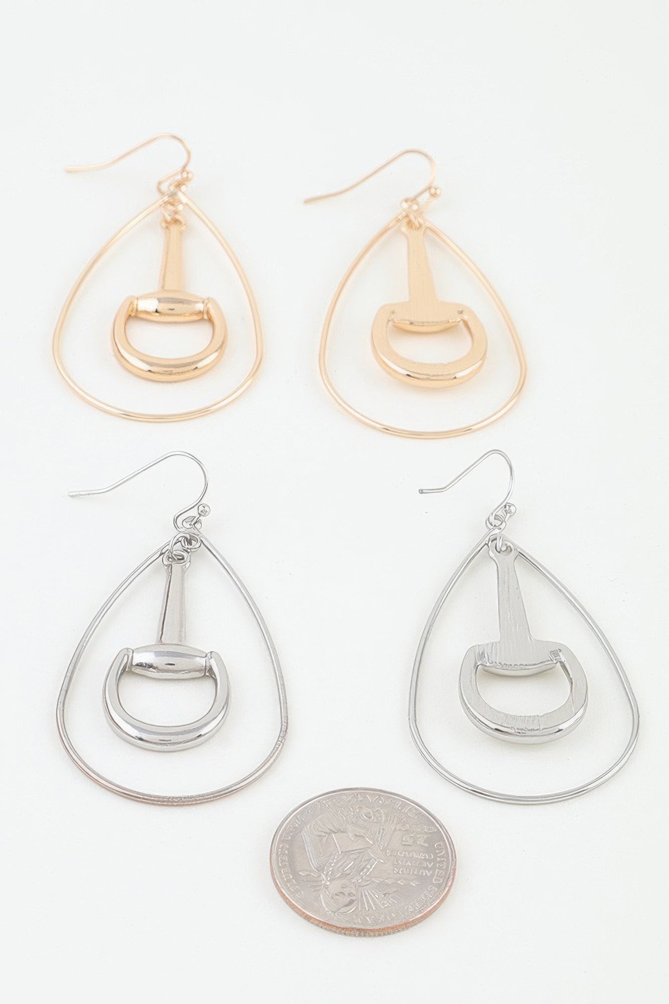 Modern Toggle Teardrop Earrings