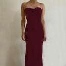 Bandeau Wrap Maxi Dress