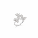 Bejeweled Butterfly Wrap Ring - Side