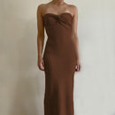 Bandeau Wrap Maxi Dress