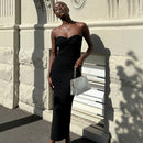 Bandeau Wrap Maxi Dress