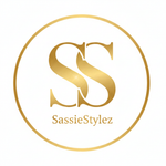 SassieStylez Logo White