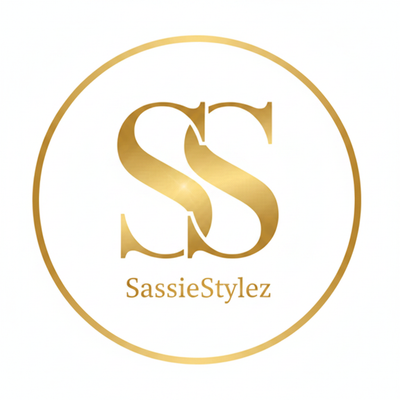 SassieStylez Logo White
