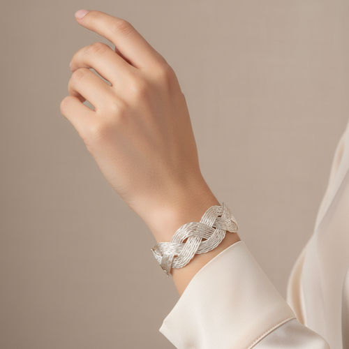 Woman Wearing Bracelet